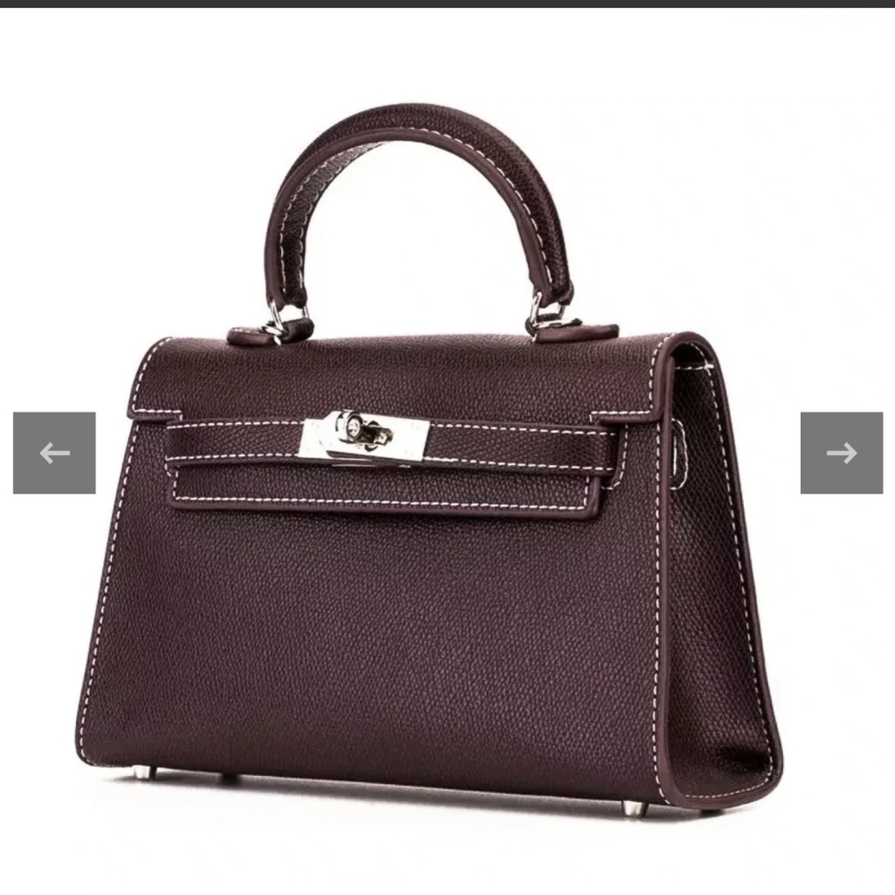 Burgundy Maroon Mini Bag